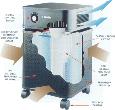 Air purifier pollen